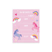 Picture of PARTY INVITATIONS UNICORN 20 PACK INCLUDING ENVELOPES
